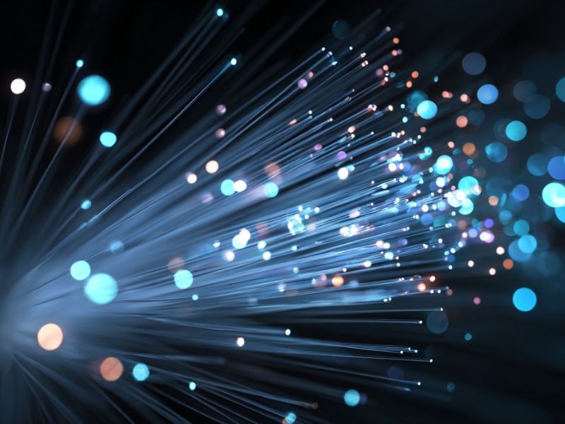 Prikaz brzine optičkog interneta